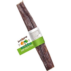 Jack & Pup Joint Health 6-inch Beef Gullet Sticks Dog Treats, 1 count