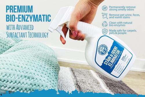 Show full view: Bulldogology Pet Solutions Bio-Enzymatic Pet Stain & Odor Remover, 32-oz bottle slide 3 of 5