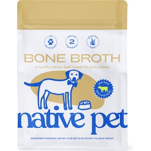 Native Pet Beef Bone Broth Powder Dog & Cat Food Topper