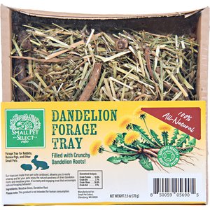Small Pet Select Dandelion, Herb Mix & Flower Forage Mix Small Pet Food, 2.5-oz trays, 3 count