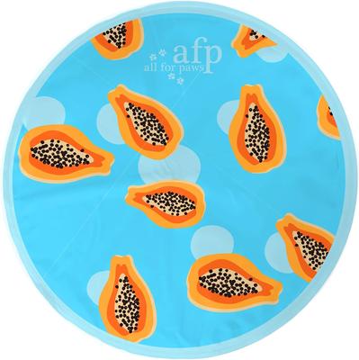 Show full view: allforpaws Chill Out Papaya Cooling Mat Dog Bed, Blue slide 8 of 9