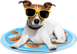 allforpaws Chill Out Papaya Cooling Mat Dog Bed, Blue