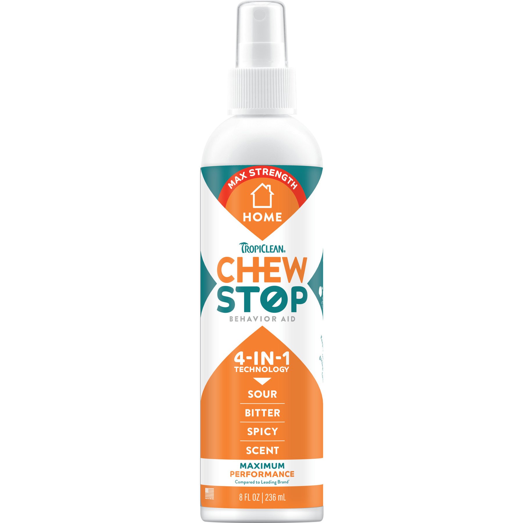 TropiClean Chew Stop Dog Deterrent Home Spray, 8-fl oz bottle