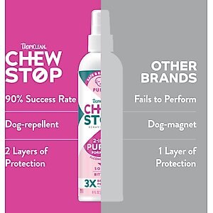 TropiClean Chew Stop Puppy Deterrent Spray, 8-fl oz bottle