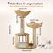 Show in main carousel: Wisfor 39-in Modern Cotton Cat Tree, Beige slide 7 of 10