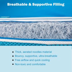 allforpaws Chill Out Fresh Breeze Cooling Dog Bed, Medium slide 2 of 5