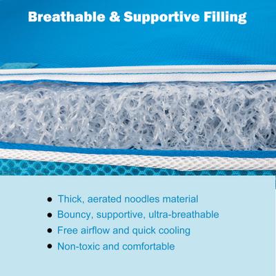 Show full view: allforpaws Chill Out Fresh Breeze Cooling Dog Bed, Medium slide 3 of 5