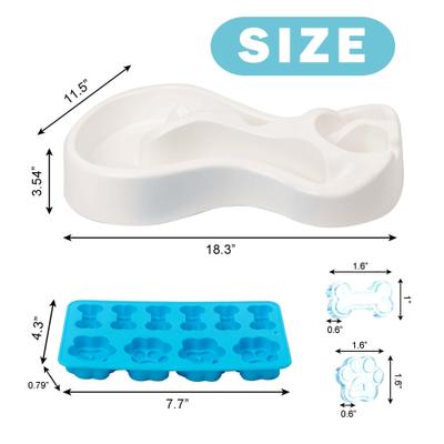 Show full view: allforpaws Chill Out Cooling Feast Dog Bowl, 1-cup slide 5 of 8