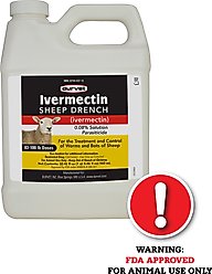 Durvet Ivermectin Sheep Drench Sheep Dewormer, 960-ml bottle