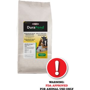 is tobacco a dewormer DURVET DuraFend Farm Animal Dewormer, 10-lb bag