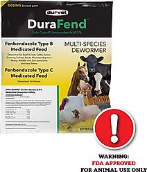 Durvet DuraFend Farm Animal Dewormer, 1-lb bag
