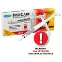 Farnam Ivercare Ivermectin Horse Dewormer Paste, Apple Flavor, 0.26-oz syringe, 2 count