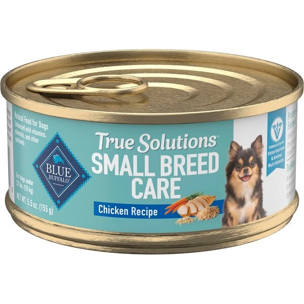 Blue Buffalo True Solutions Small Breed Adult Wet Dog Food, 5.5-oz can, case of 24