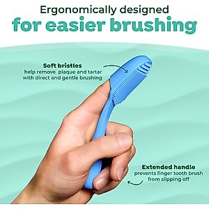 TropiClean Fresh Breath Enticers Smoked Beef Brisket Flavored Dog Dental Kit, 2-oz tube