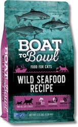 Boat to Bowl Pet Food Wild Seafood Recipe Dry Cat Food, 3.5-lb bag