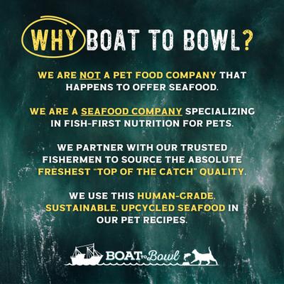Show full view: Boat to Bowl Pet Food Wild Cod & Haddock Recipe Dry Cat Food, 3.5-lb bag slide 6 of 12