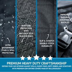 Bulldogology Pet Solutions SUV Mesh Window Cargo Cover, Black, 82 x 55-in slide 2 of 7