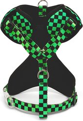 Rebel Dawg The City Collection Dog Harness, Green/Black Checkered, Small slide 2 of 5