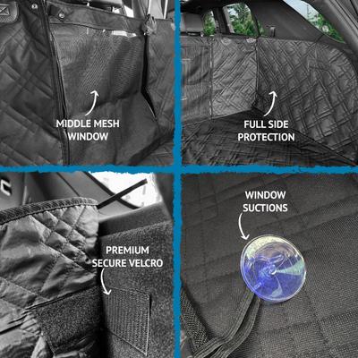 Show full view: Bulldogology Pet Solutions SUV Mesh Window Cargo Cover, Black, 82 x 55-in slide 5 of 8