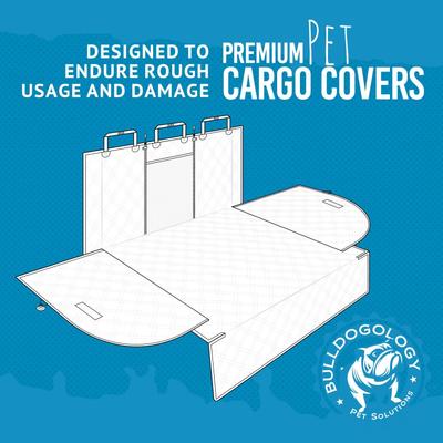 Show full view: Bulldogology Pet Solutions SUV Mesh Window Cargo Cover, Black, 82 x 55-in slide 3 of 8