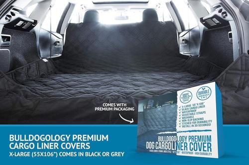 Show full view: Bulldogology Pet Solutions SUV Cargo Cover, Black, 106 x 55-in slide 5 of 8