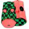 Show in main carousel: Rebel Dawg Reversible Dog Puffer Coat, Green Check / Pink, Small slide 4 of 6