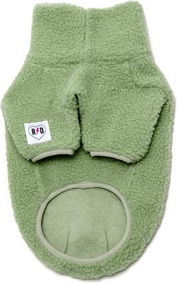 Show full view: Rebel Dawg Boho Fleece Pullover Dog Sweater, Sage, Medium slide 4 of 6