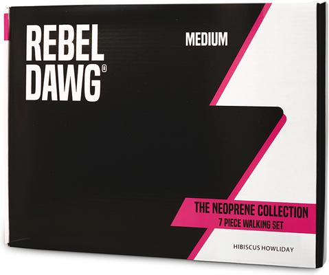 Show full view: Rebel Dawg Neoprene Collection, Hibiscus Holiday, Medium, 7 count slide 3 of 10