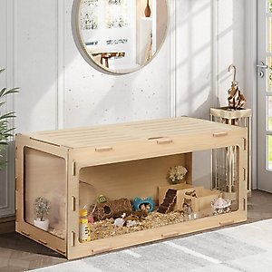 Coziwow Acrylic Window Hamster Cage & Gerbil Habitat, 31.5-in
