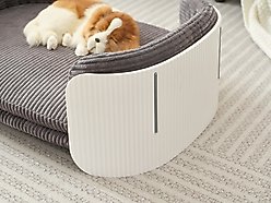 Zeus & Ruta Huskey Dog Bed, Grey/White, 33.66 x 20.08 x 10.24-in slide 2 of 7