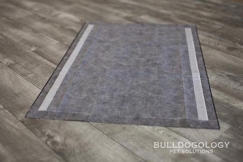 Show full view: Bulldogology Pet Solutions Carbon Black Puppy Training Pads, 24 x 35-in, 60 count slide 3 of 8