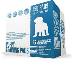 Bulldogology Pet Solutions Puppy Training Pads, 24 x 24-in, 150 count slide 1 of 8