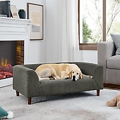Zeus & Ruta Sofa Dog Bed, 39.75 x 22.5 x 14.5-in, White