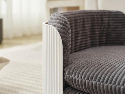 Show full view: Zeus & Ruta Huskey Dog Bed, Grey/White, 33.66 x 20.08 x 10.24-in slide 4 of 7