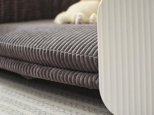 Show full view: Zeus & Ruta Huskey Dog Bed, Grey/White, 33.66 x 20.08 x 10.24-in slide 3 of 7