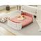 Show in main carousel: Zeus & Ruta Huskey Dog Bed, Pink/White, 40.55 x 28.74 x 10.24-in slide 6 of 7