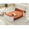 Show in main carousel: Zeus & Ruta Huskey Dog Bed, Orange/White, 40.55 x 28.74 x 10.24-in slide 4 of 7