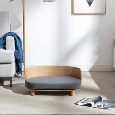 Show full view: Zeus & Ruta Corgi Dog Bed, 25.98 x 15.75 x 10.63-in, Black/Grey slide 6 of 7