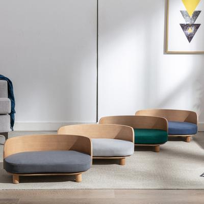 Show full view: Zeus & Ruta Corgi Dog Bed, 25.98 x 15.75 x 10.63-in, Natural/White slide 8 of 8