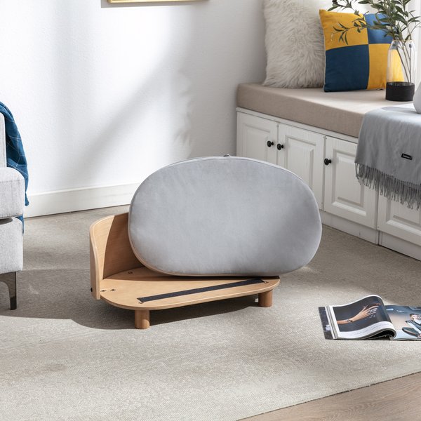 Show full view: Zeus & Ruta Corgi Dog Bed, 25.98 x 15.75 x 10.63-in, Natural/White slide 4 of 7