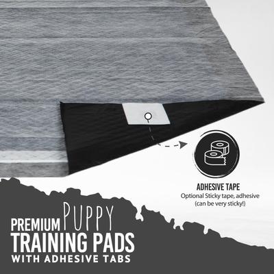 Show full view: Bulldogology Pet Solutions Carbon Black Puppy Training Pads, 24 x 35-in, 40 count slide 5 of 9