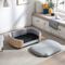 Show in main carousel: Zeus & Ruta Bulldog Dog Bed, Light Grey/Natural, 38.58 x 26.77 x 10.63-in slide 3 of 7