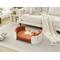 Show in main carousel: Zeus & Ruta Huskey Dog Bed, Orange/White, 33.66 x 20.08 x 10.24-in slide 4 of 7