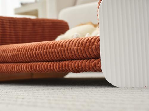 Show full view: Zeus & Ruta Huskey Dog Bed, Orange/White, 33.66 x 20.08 x 10.24-in slide 3 of 7