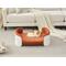 Show in main carousel: Zeus & Ruta Huskey Dog Bed, Orange/White, 33.66 x 20.08 x 10.24-in slide 1 of 7