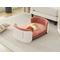 Show in main carousel: Zeus & Ruta Huskey Dog Bed, Pink/White, 33.66 x 20.08 x 10.24-in slide 5 of 7