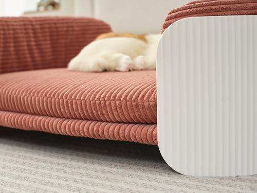 Show full view: Zeus & Ruta Huskey Dog Bed, Pink/White, 33.66 x 20.08 x 10.24-in slide 6 of 7