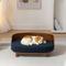 Show in main carousel: Zeus & Ruta Corgi Dog Bed, 25.98 x 15.75 x 10.63-in, Walnut/Black slide 7 of 8