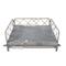 Show in main carousel: Zeus & Ruta Rattan Sofa Dog Bed, 25 x 19 x 13-in, Grey/White slide 6 of 8