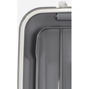 IRIS WeatherPro Airtight Dog, Cat & Bird with Scoop Food Storage Container, 30-lb, White